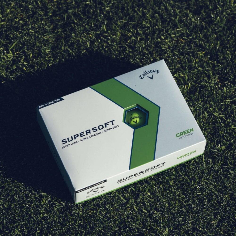 BOLA DE GOLFE Callaway Supersoft Verde x12 4/5