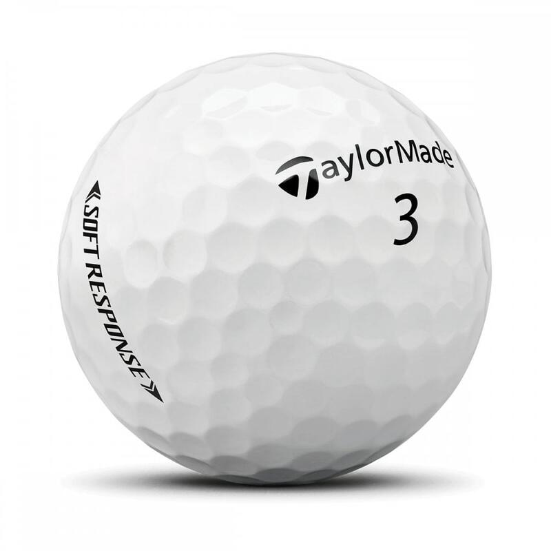 Doos met 12 TaylorMade Soft Response-golfballen Kleur: wit, NEW