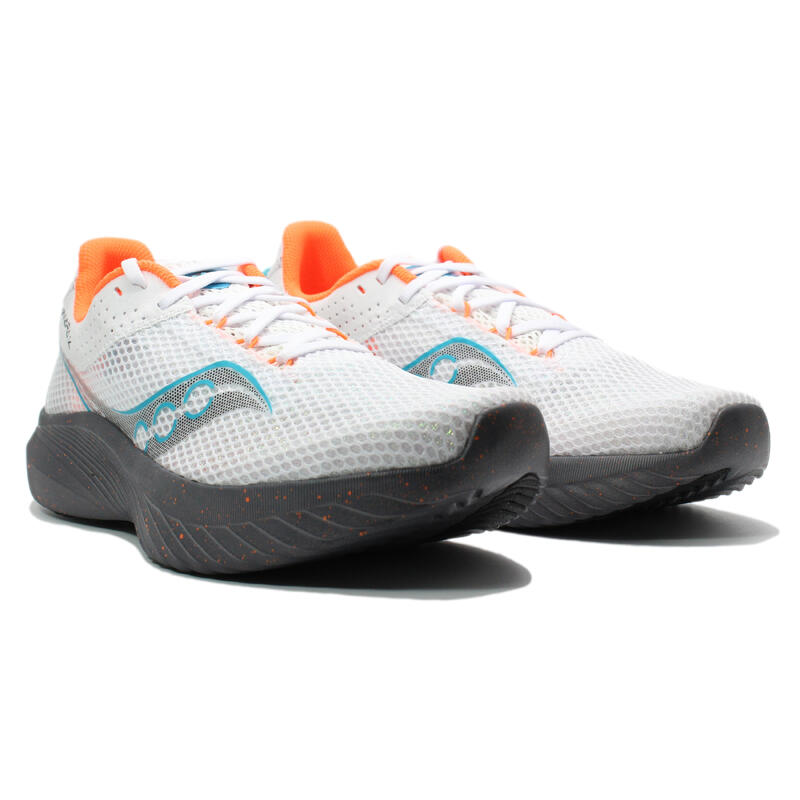 Scarpa da Running Uomo Kinvara 14 Bianco Grigio