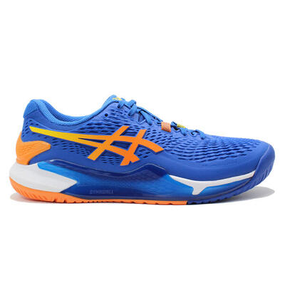Scarpa da Tennis Uomo Resolution 9 Arancione Blu