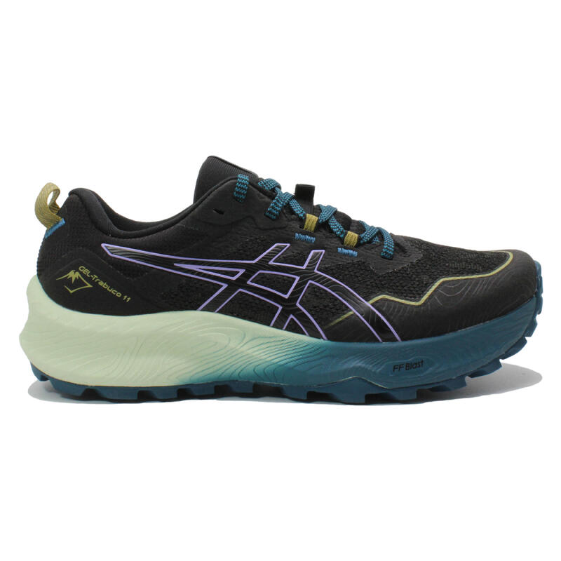 Zapatillas Trailrunning Mujer - ASICS Gel-Trabuco 11 W - Black/Digital Violet