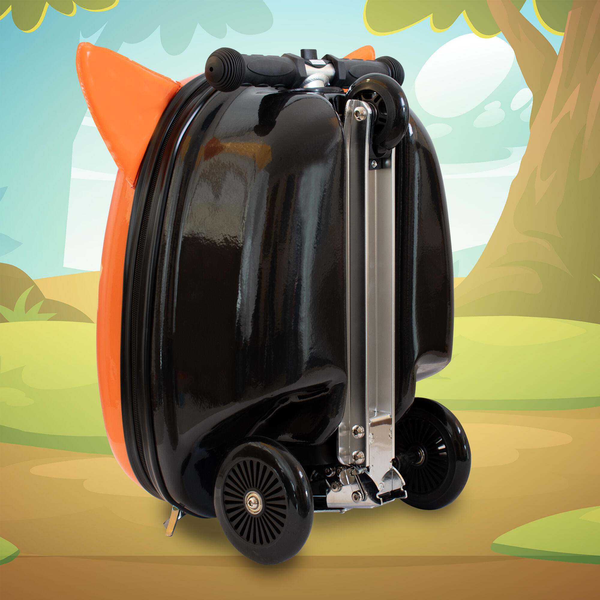Flyte Midi 18 Inch Frazer the Fox Scooter Suitcase 7/7