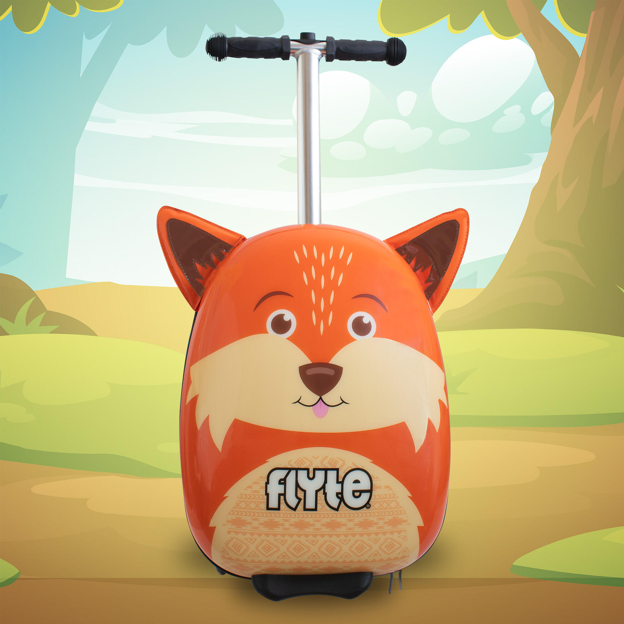 Flyte Midi 18 Inch Frazer the Fox Scooter Suitcase 3/7