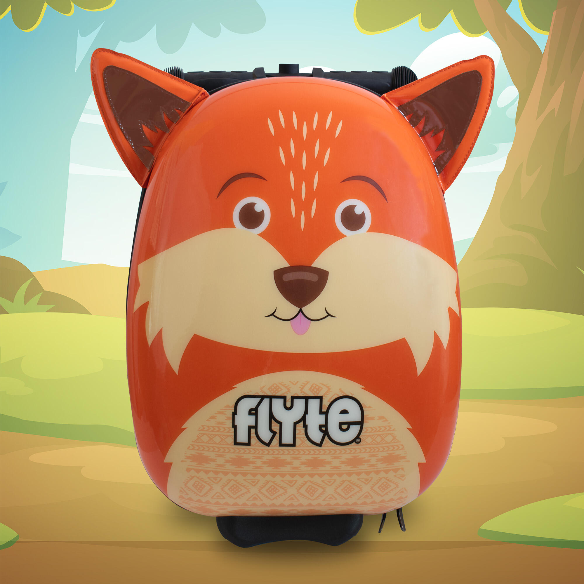 Flyte Midi 18 Inch Frazer the Fox Scooter Suitcase 2/7