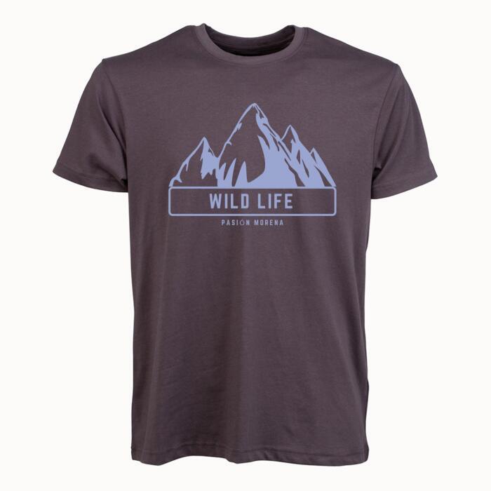 Camiseta Caza Hombre Pasión Morena Wild Life Montaña Antracita