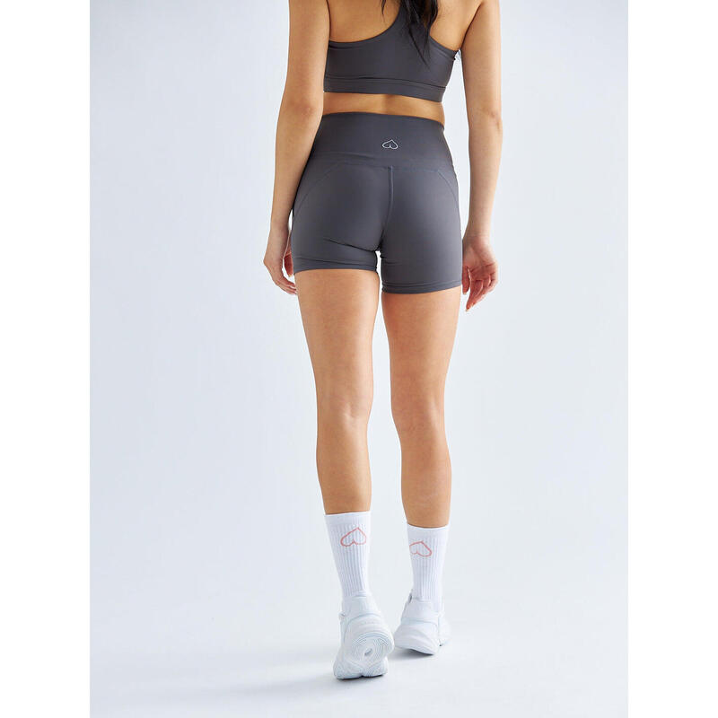 Damen Laufhose Shorts Trainingshose mit Taschen