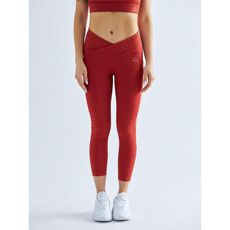 Leggings Damen dynamisches Yoga Mit Taschen