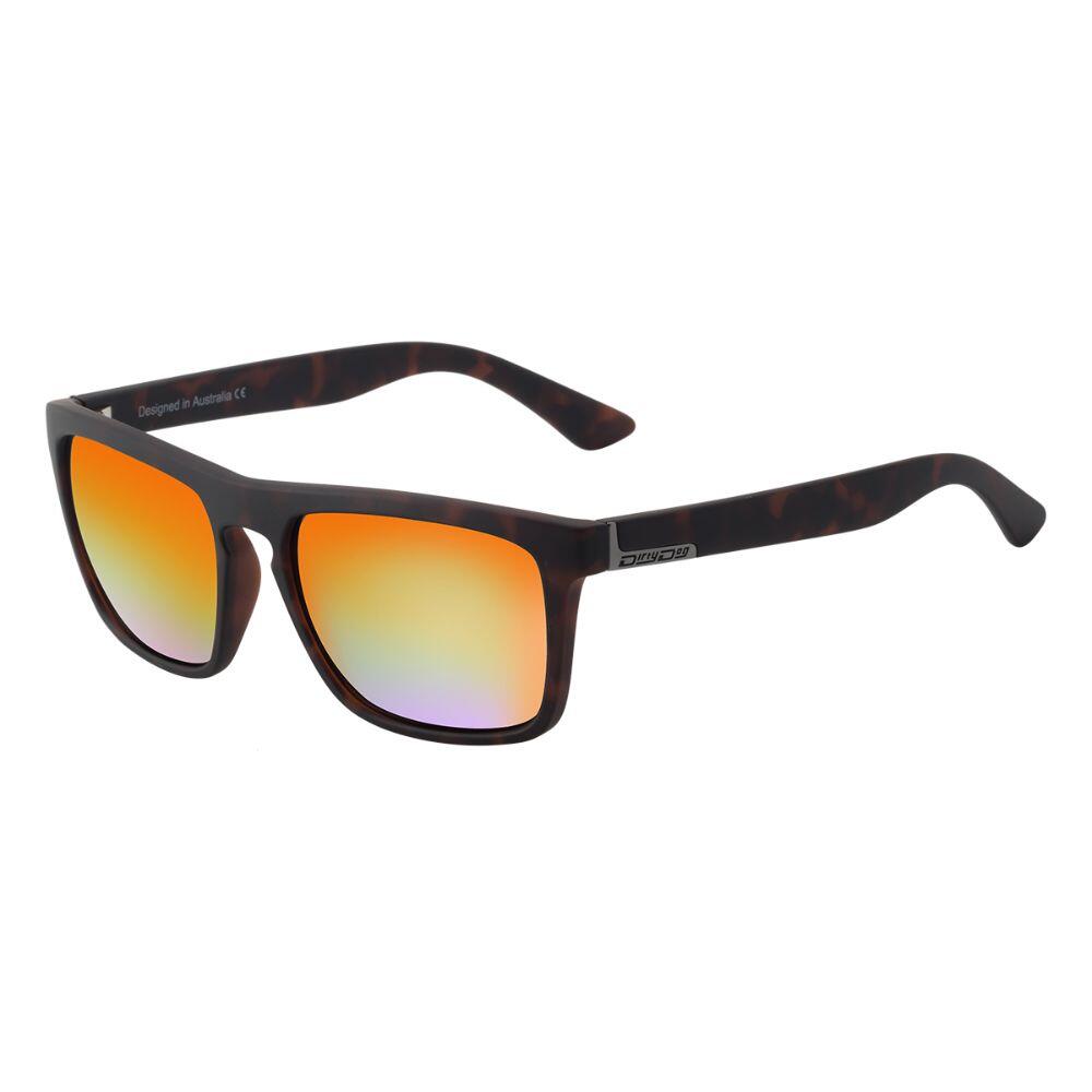 DIRTY DOG RANGER Unisex Sunglasses - Satin Tortoise/Polarized Orange Mirror