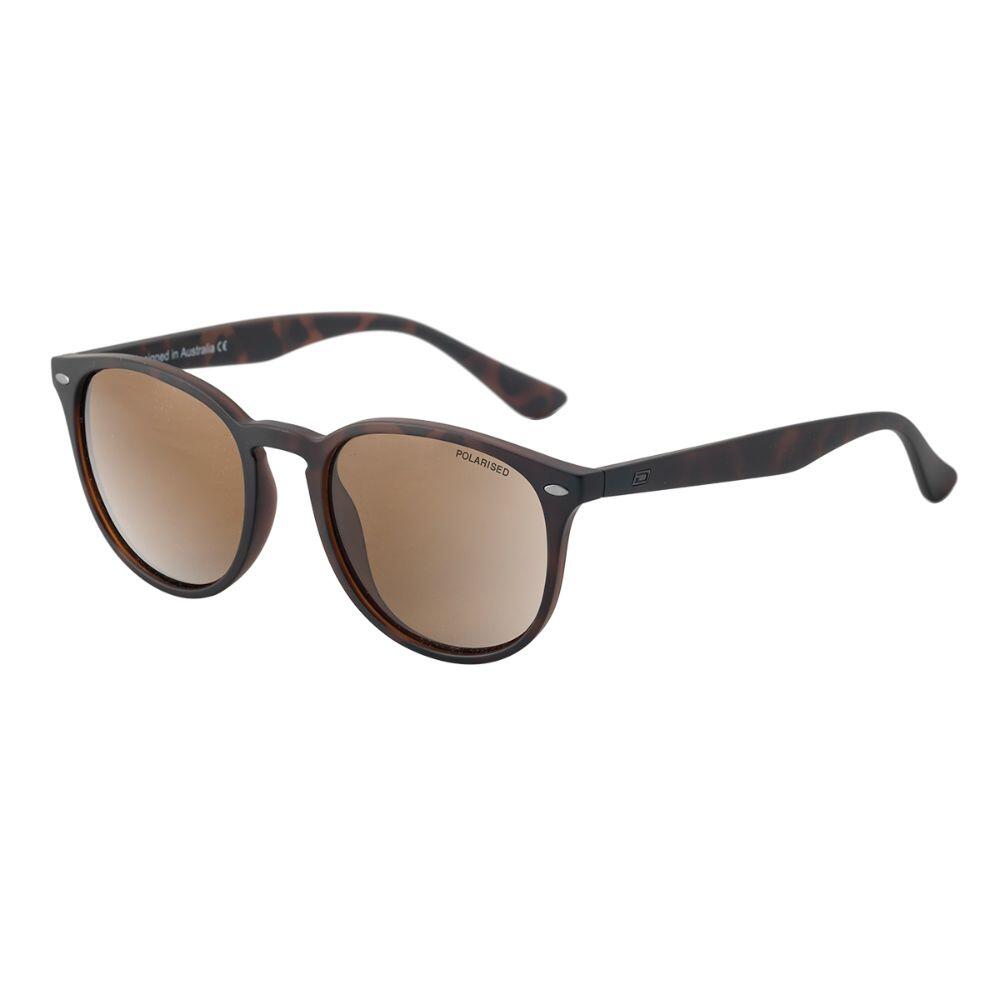 DIRTY DOG RACOON Unisex Sunglasses - Satin Tortoise/Polarized Brown