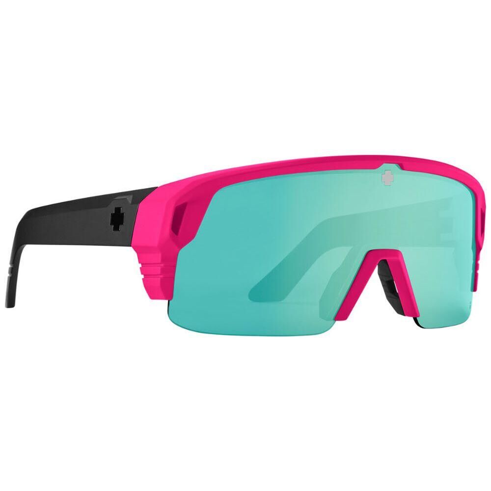 SPY MONOLITH 5050 SUNGLASSES - Pink/Happy Light Green Mirror