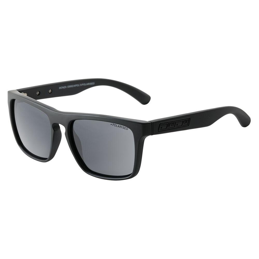 MONZA SUNGLASSES - Black/Grey Polarized 1/4