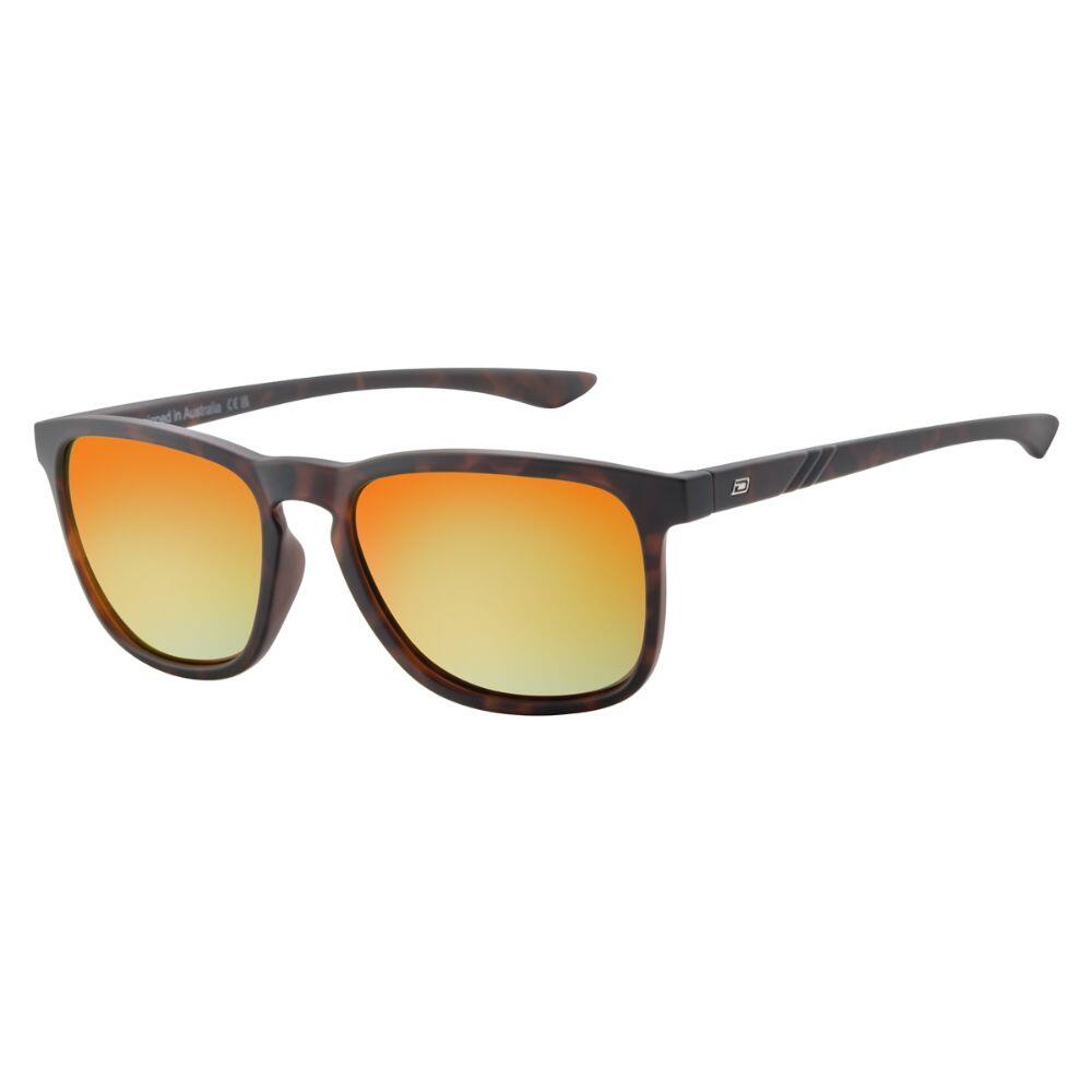 DIRTY DOG SHADOW Unisex Sunglasses - Satin Tortoise/Polarized Gold Mirror