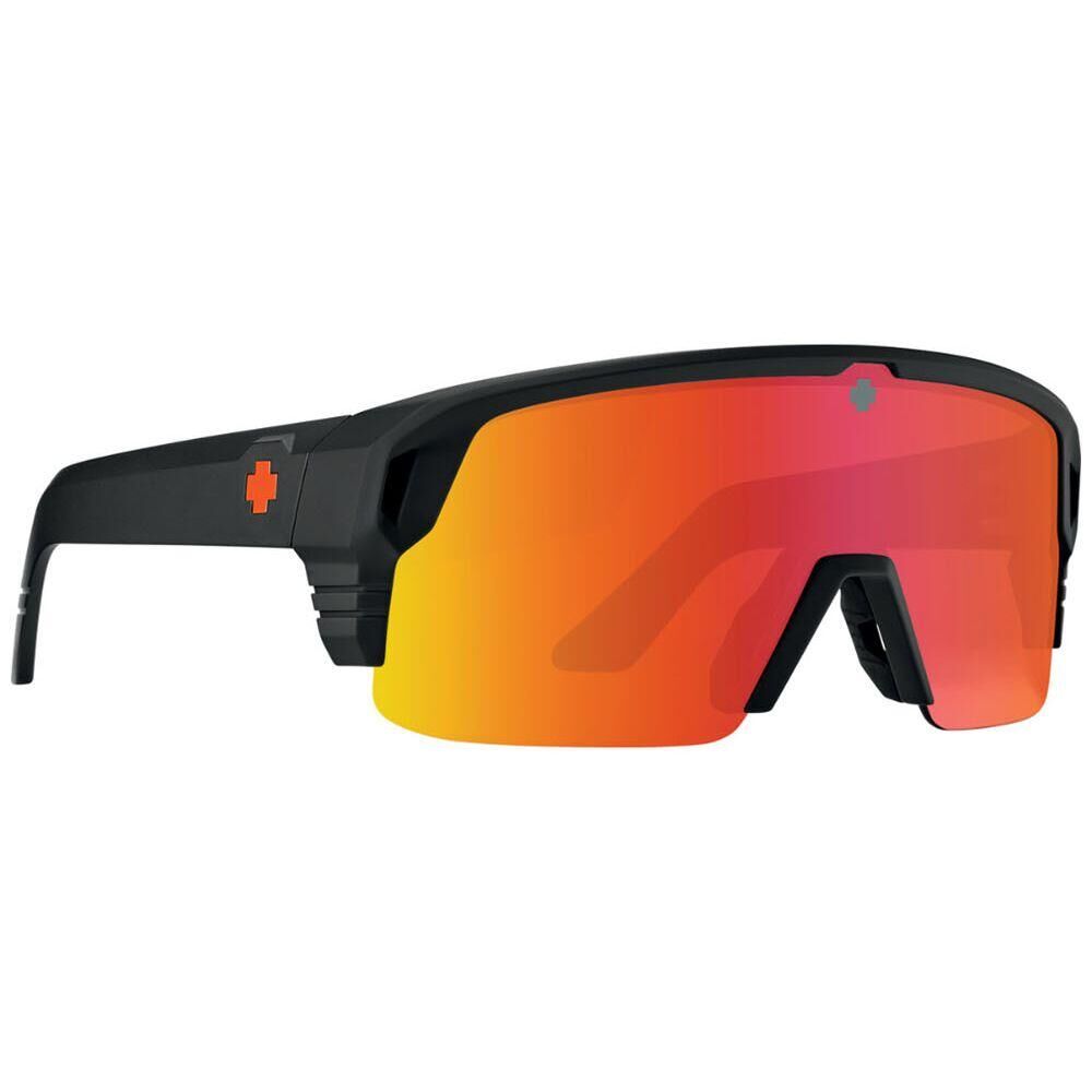 SPY MONOLITH 5050 SUNGLASSES - Black/Happy Orange Mirror