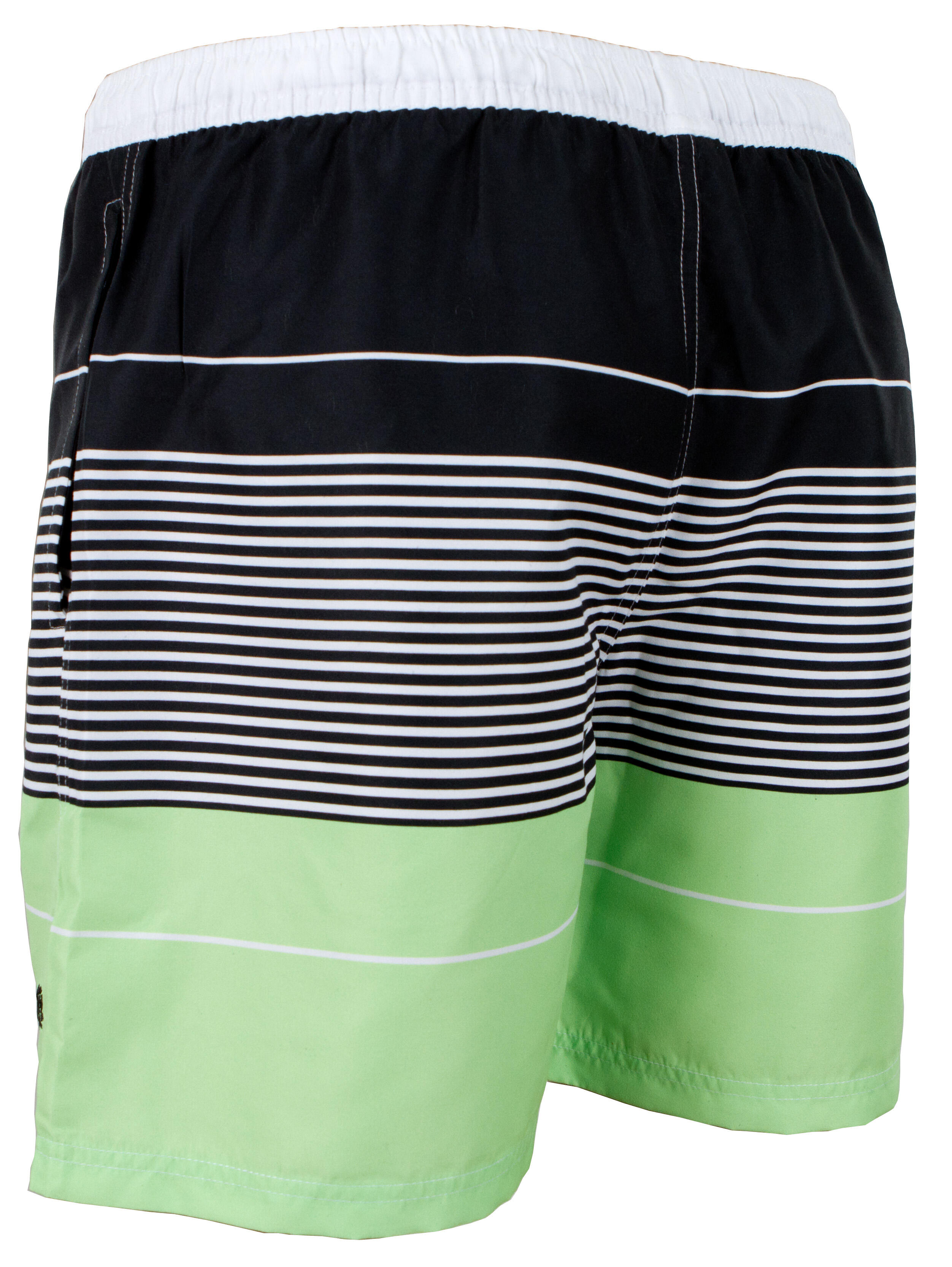 GUGGEN MOUNTAIN Style ZMB 880 Boardshort Short Maillot de bain homme à rayures 7/7