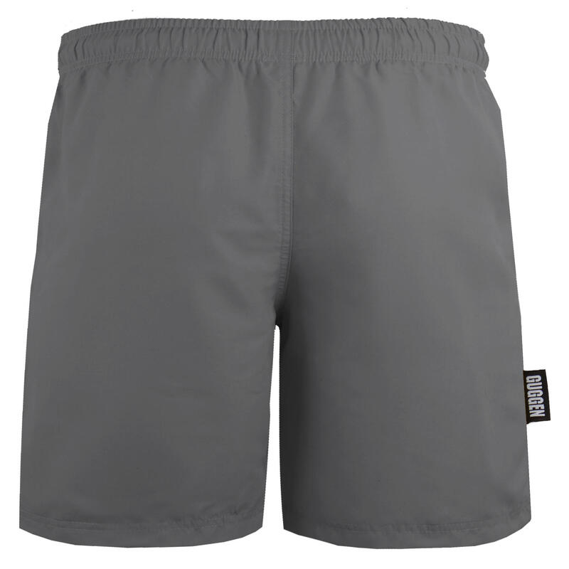 GUGGEN MOUNTAIN Style 2 Boardshort Short Maillot de bain homme Noir Gris Bleu