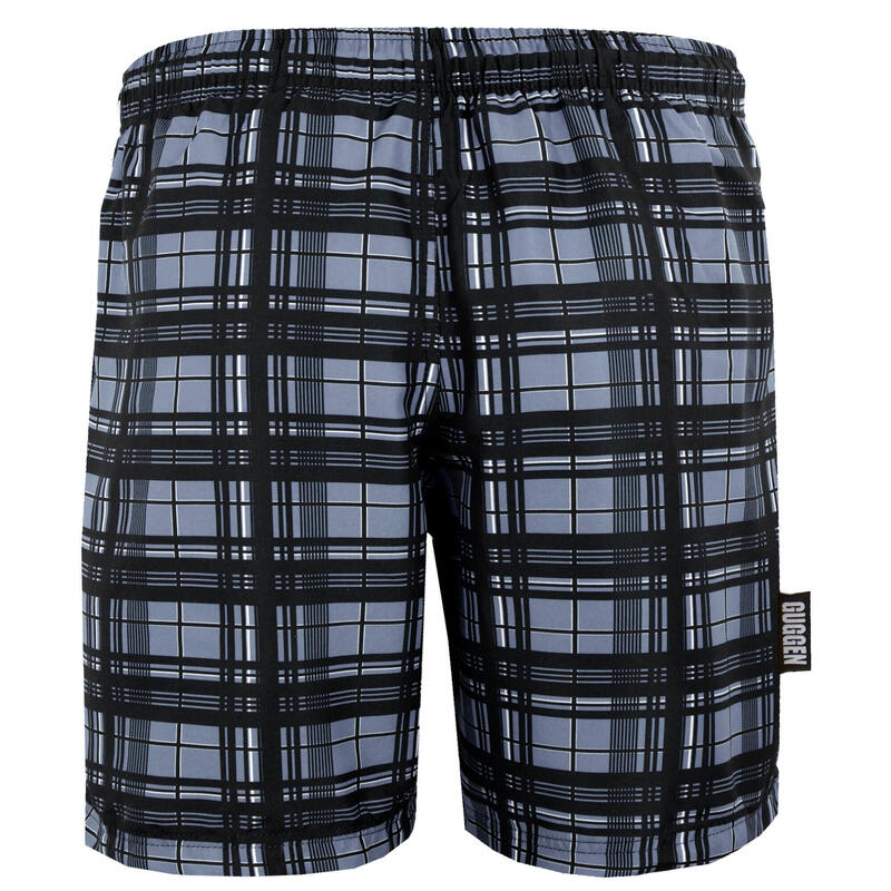 GUGGEN MOUNTAIN 1862 Boardshort Short Maillot de bain homme à carreaux