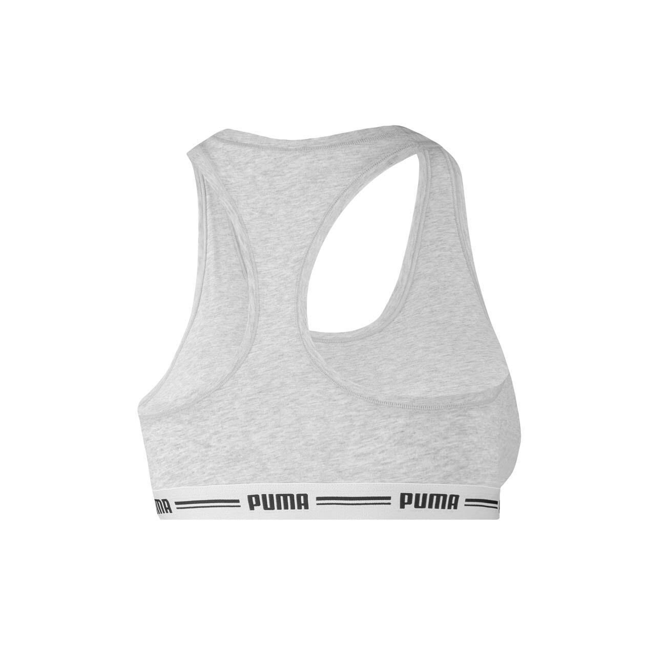 Puma Racer Back Top soutien-gorge de sport femme gris XL 4/4