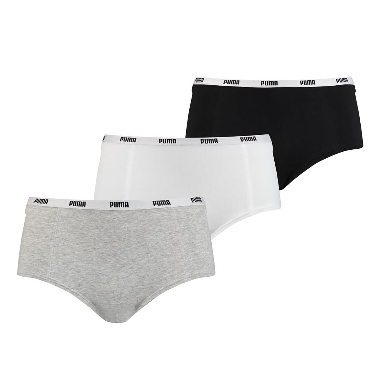 Puma pentru doamne Puma 3-pachet: alb/gri/negru, dimensiunea m