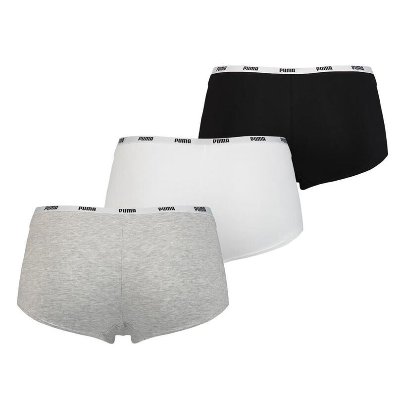 Puma pentru doamne Puma 3-pachet: alb/gri/negru, dimensiunea m