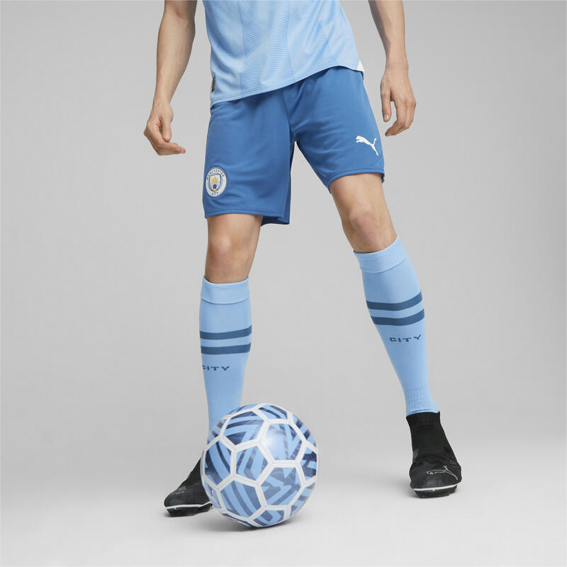 Manchester City voetbalshort PUMA Lake Blue Team Light