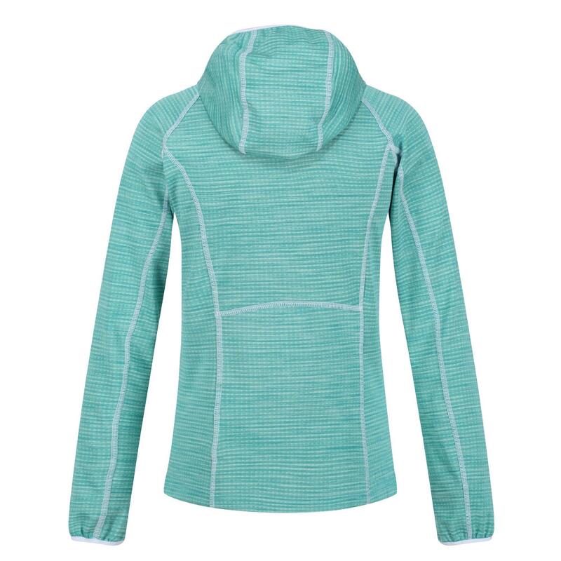 Yonder Sweat de randonnée zippé à capuche pour femme - Vert pâle