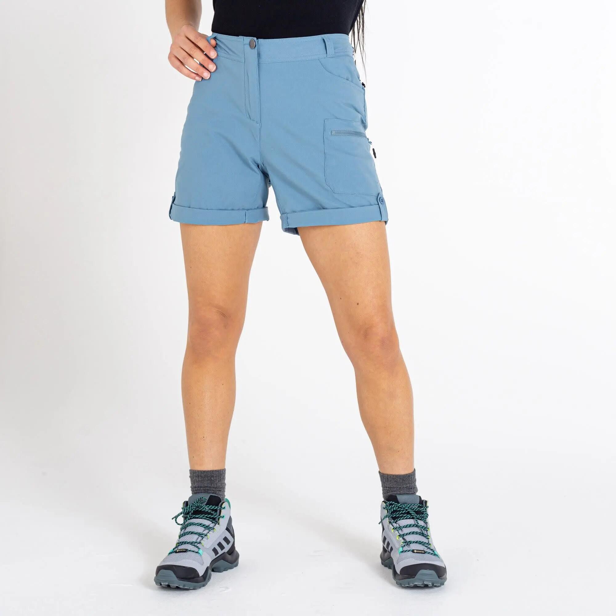 Pantalón corto deportivo mujer Melodic II Short-Bluestone - azul 6/6