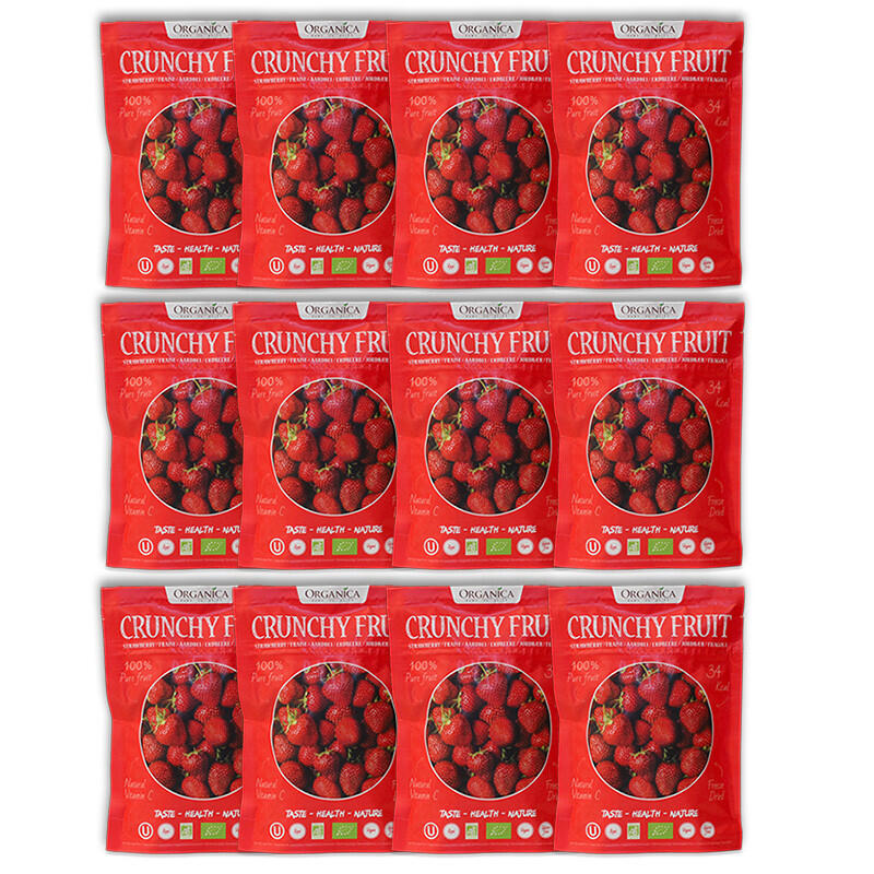 FRAISE CRUNCHY FRUIT BIO - 50g