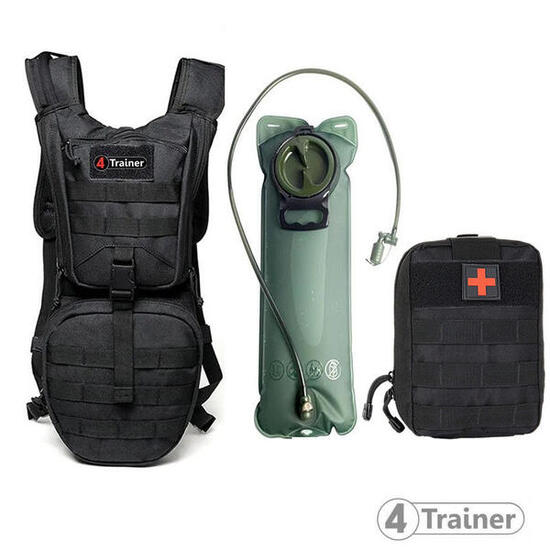 Sac à dos HYDRATATION TACTIQUE + Trousse de Secours - 4TRAINER