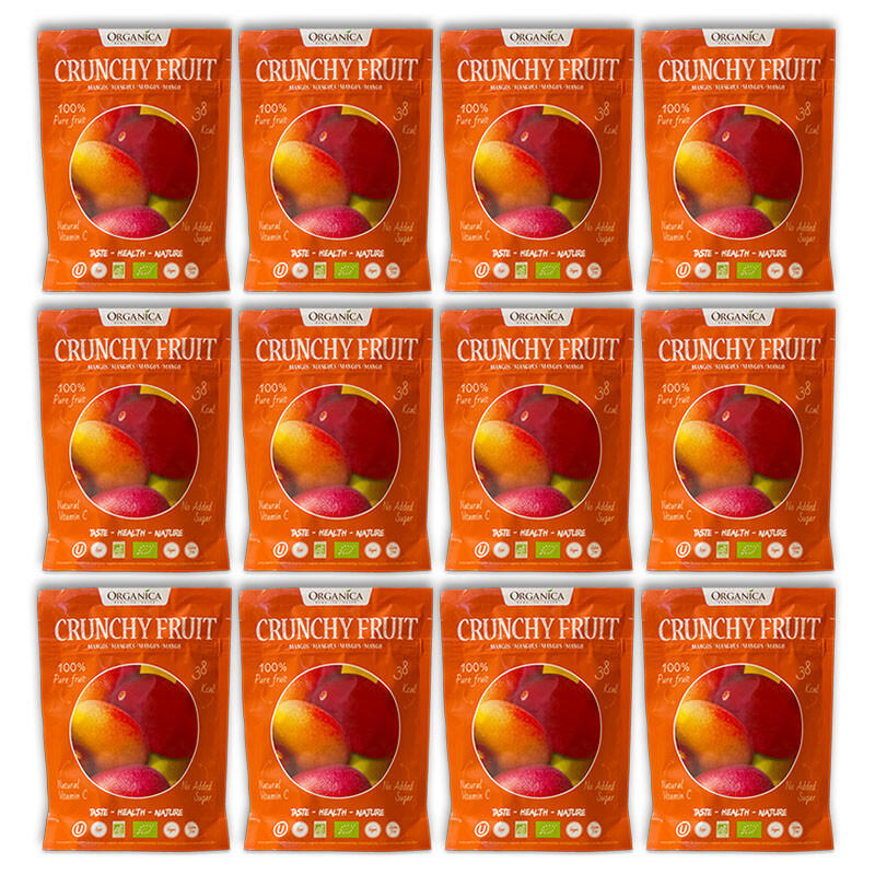 MANGUE CRUNCHY FRUIT BIO X12 - 216g