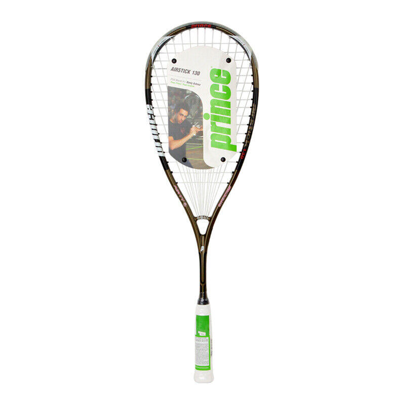 Airstick 130 Ramy Ashour Unisex Carbon Fiber Squash Racket - Gold