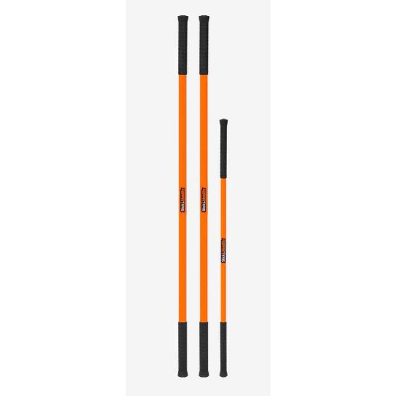 Stick Mobility 360 Degree Fascia Training Bundle (6ft+6ft+4ft) - Orange/Black