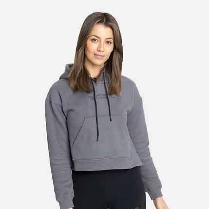 Sweat à Capuche Court Femme Core