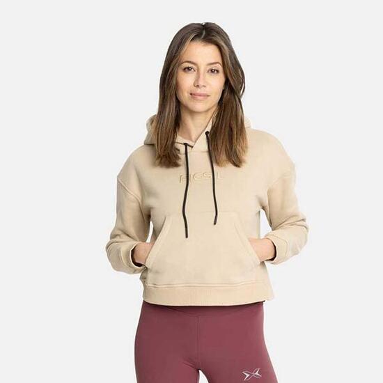 Sweat à Capuche Court Femme Core