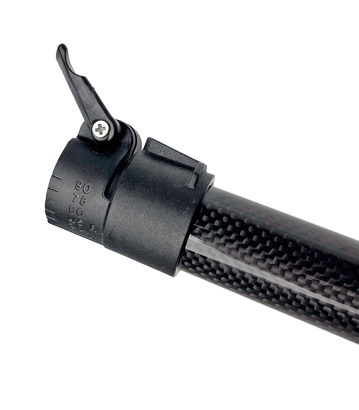 Pagaia Kayak Carbonio Telescopica 2 Pezzi 210-220 cm Bianca 950 g Smontabile 5/5