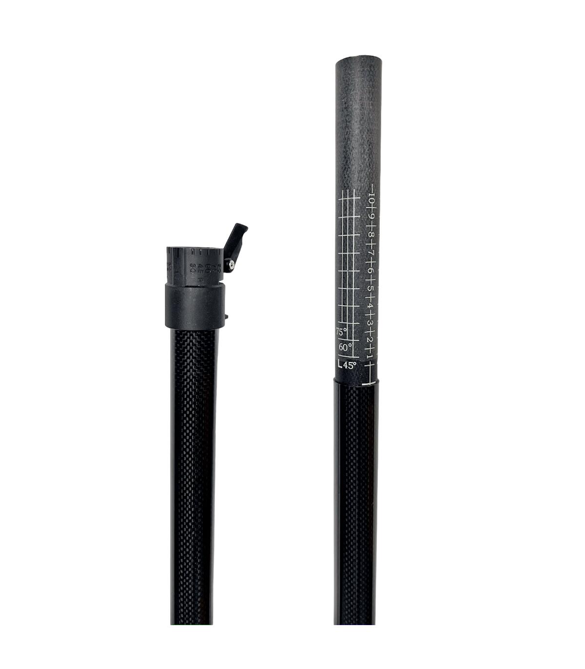 Kajakpeddel carbon 2-delig telescopisch verstelbaar 210-220 cm – zwart, 950 g 4/5
