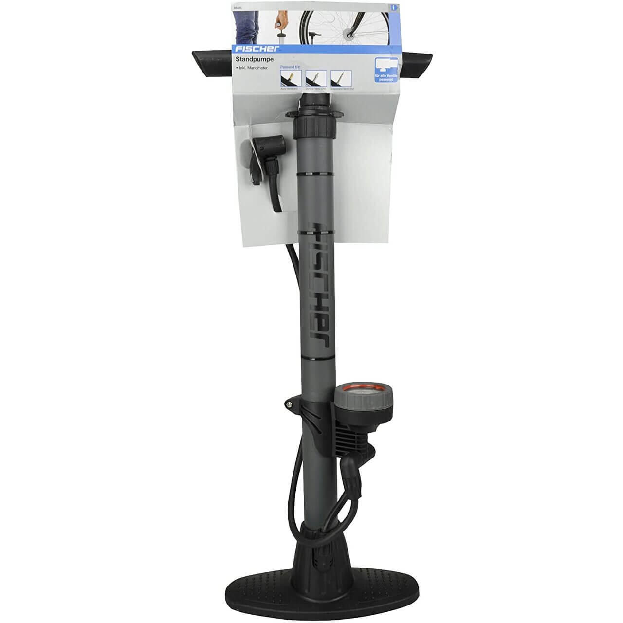 FISCHER Standpumpe mit Manometer 2/5