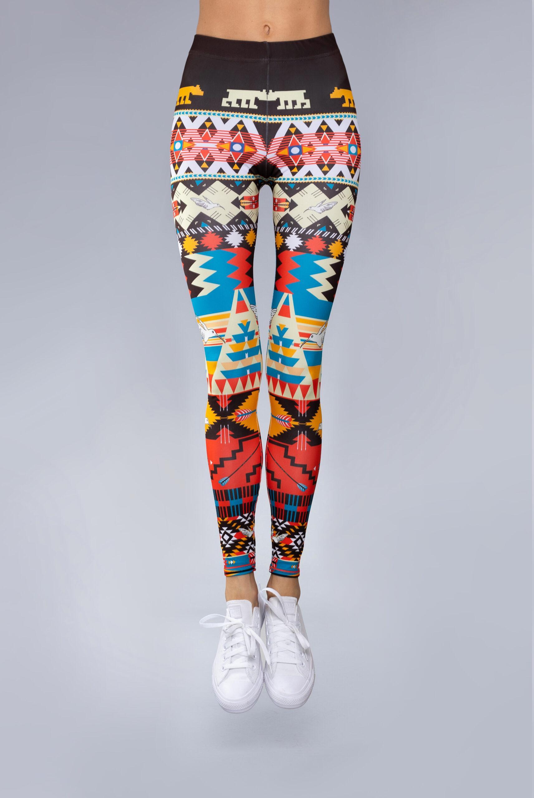 Legginsy sportowe damskie DEEP TRIP Peru 2/6