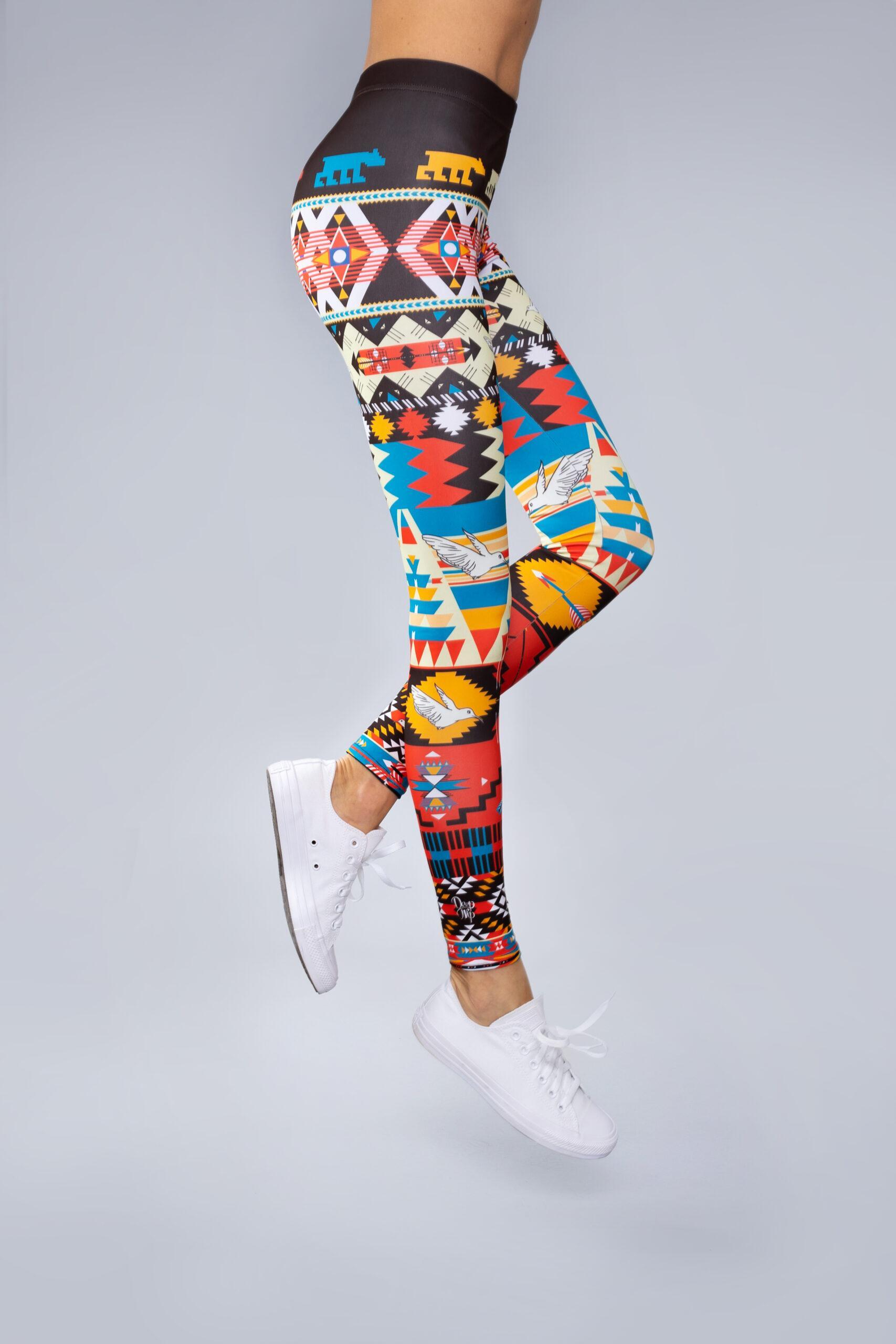 Legginsy sportowe damskie DEEP TRIP Peru 3/6