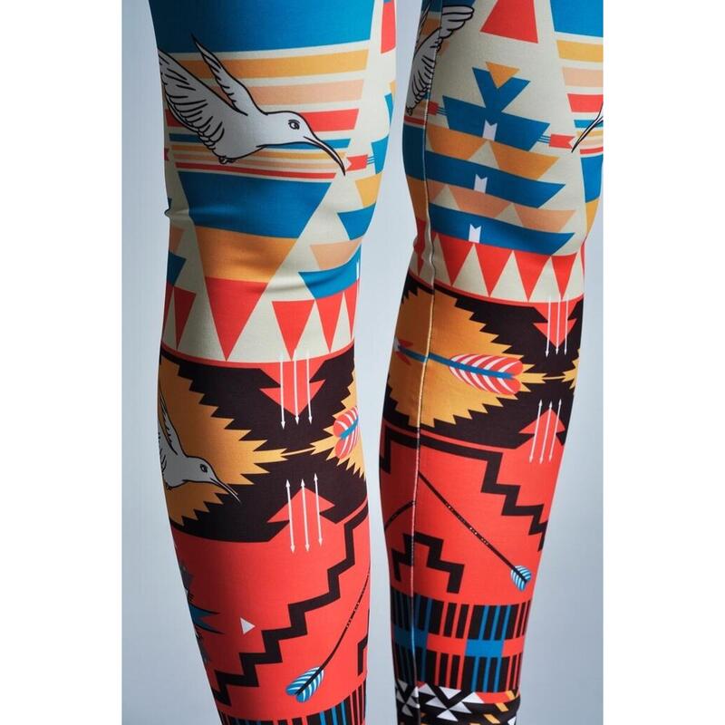 Legginsy sportowe damskie DEEP TRIP Peru