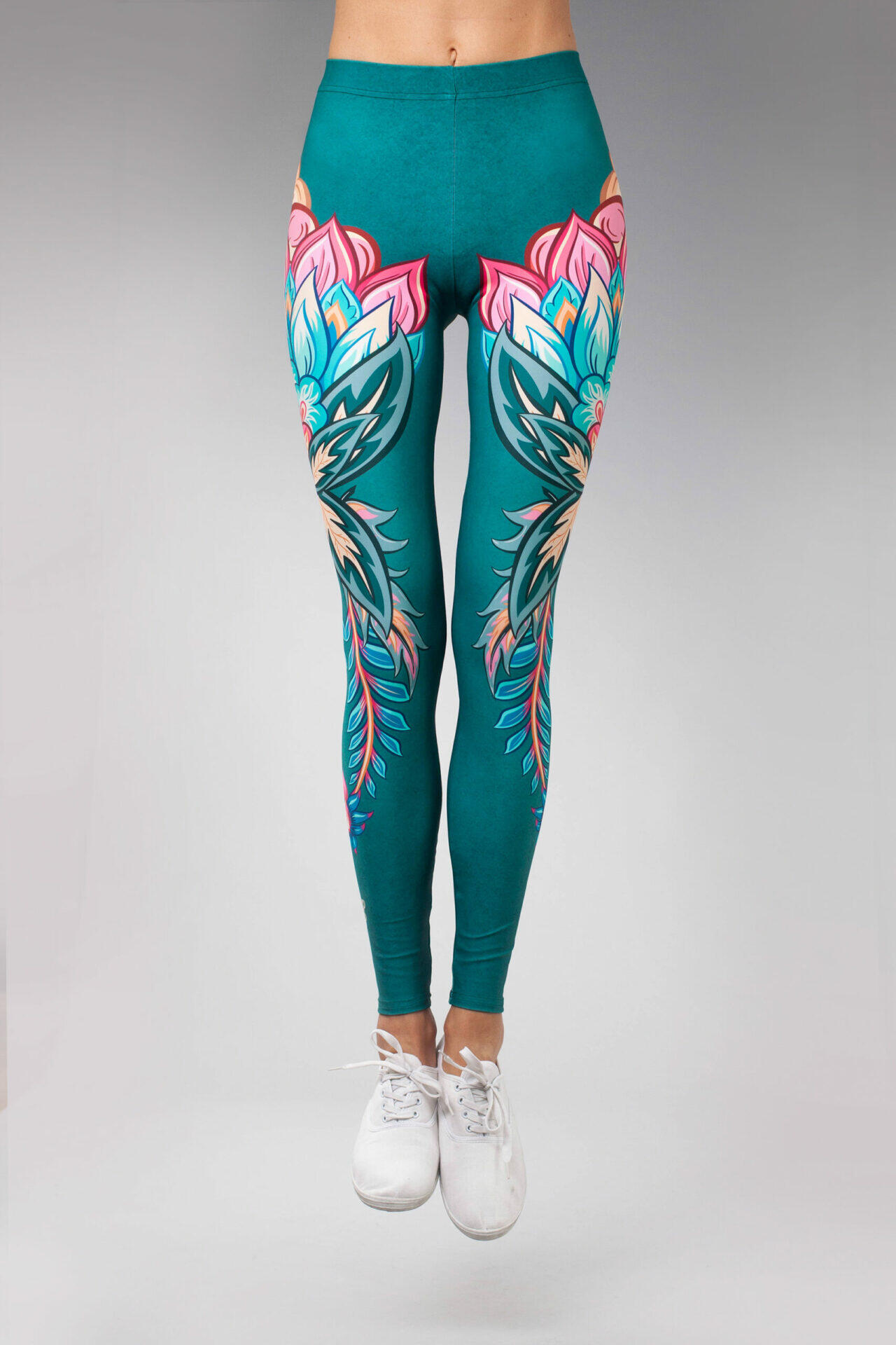 Legginsy sportowe damskie DEEP TRIP Flora 2/6