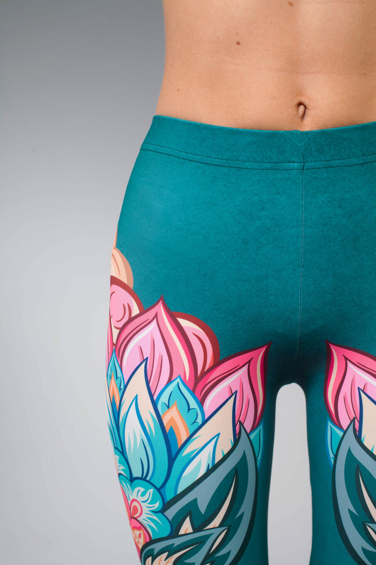 Legginsy sportowe damskie DEEP TRIP Flora 5/6