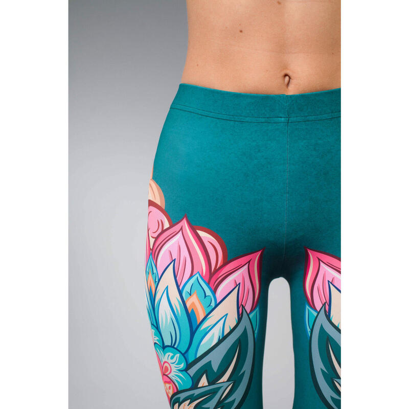 Legginsy sportowe damskie DEEP TRIP Flora