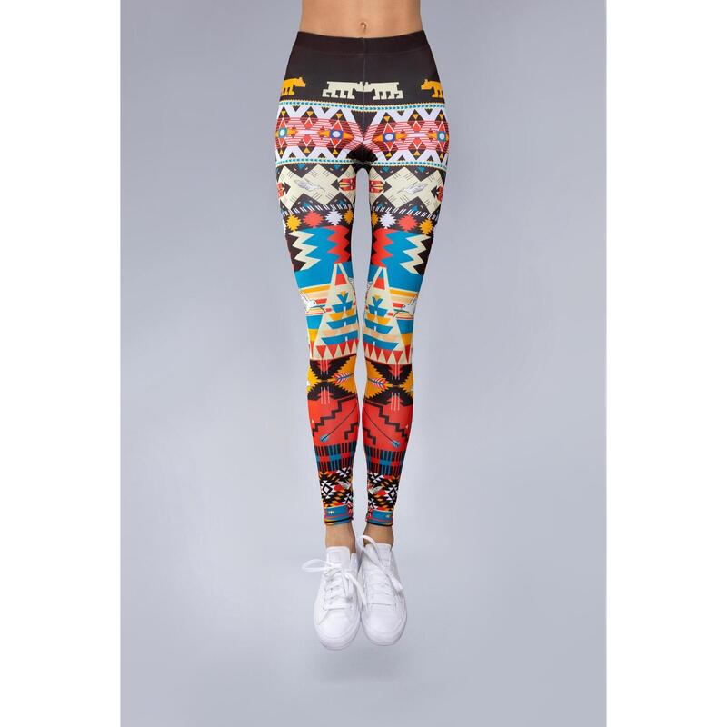 Legginsy sportowe damskie DEEP TRIP Peru