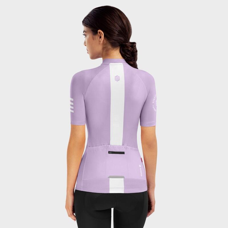 Maillot ultraléger Cyclisme SIROKO M3 Acadia Mauve Femme