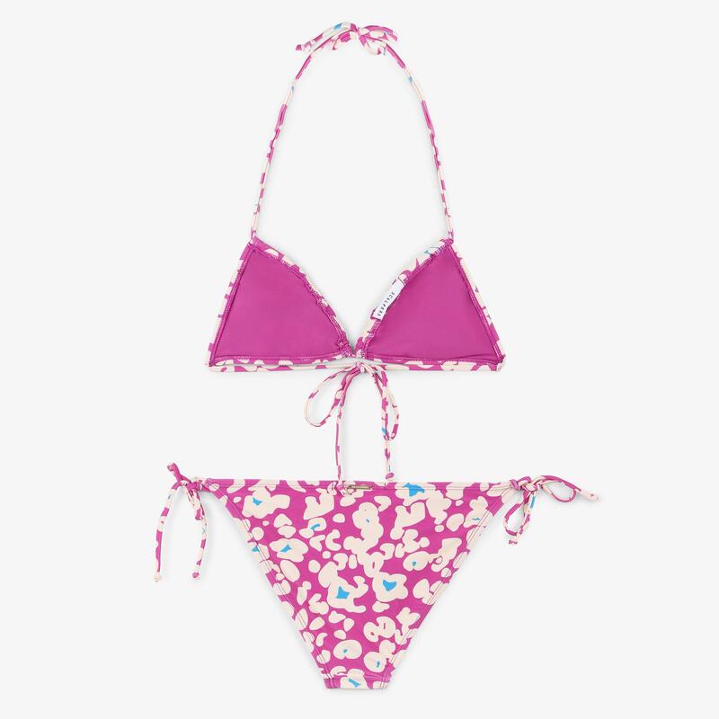 Bikini para Mujer Ajustable en Tejido Técnico Scalpers PINK LEO BIKINI