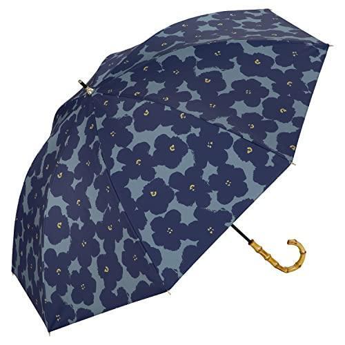 PPAL PATTERNS PRINT Long Umbrella - blue flower