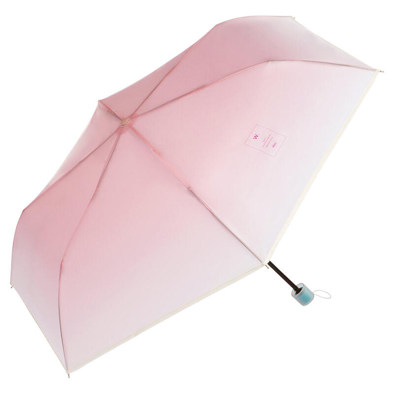 W系列漸變色縮骨雨傘 - 粉紅色