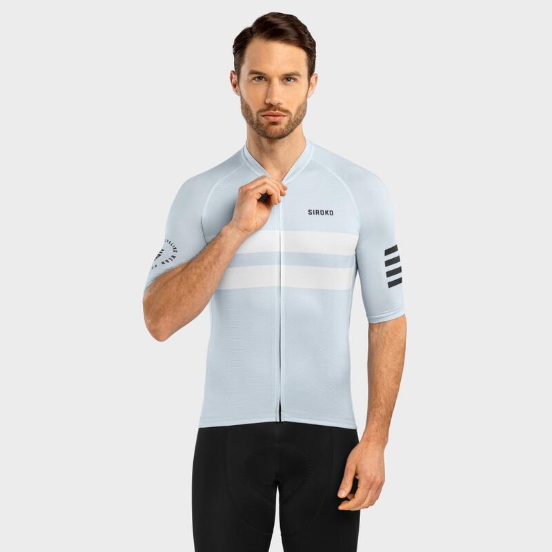 Camisola ultraleve Ciclismo SIROKO M3 Bealach Azul Claro Homem