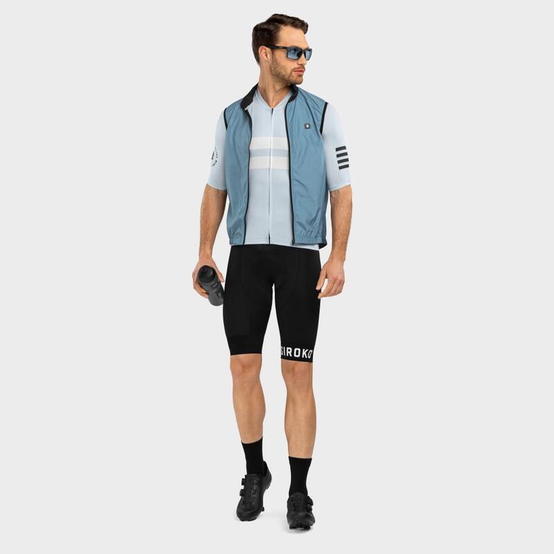 Maillot ultraléger Cyclisme SIROKO M3 Bealach Bleu Pâle Homme