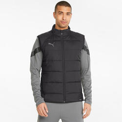Manteau Puma pour Homme, Noir avec Fermeture Éclair Complète et Col Roulé